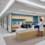 Interior design of an Hospital Entrance