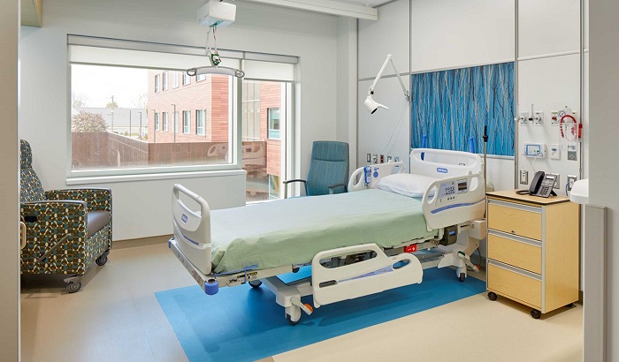 Interior design of an Hosipital room